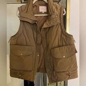 Oversized Khaki Vest